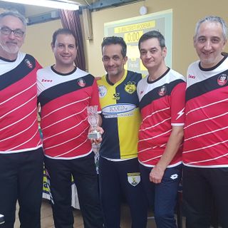 Da sn, Riccardo Rabacchin, Filippo Filippella, Riccardo Porro, Fabrizio Maiandi e Dario Di Muri.
