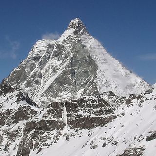 Il Cervino visto dal Plateau Rosa