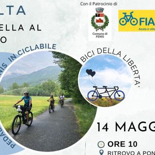 Sport e solidarietà con la pedalata Aosta-Fénis di Fidas