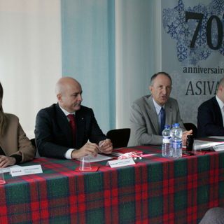 Da sn Luisa Wuillermoz; Fabrizio Simonini e Marco Mosso
