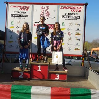 Emilie Polo sul terzo gradino del podio