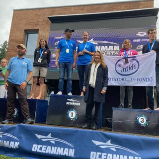 Nuoto: Marie Claire Deanoz conquista il podio alla Oceanman del Lago d’Orta e vola alla finale di Dubai
