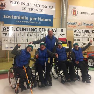 Weelchair Curling: Disval detta legge in terra trentina