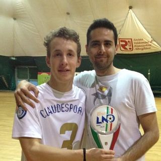 Michael Ghignone (a sn) con Andrea Charrier (profilo Fb)