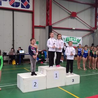 Il podio con la vittoria di Lydie Bollon e il 3° posto di Ilary Panuzzo