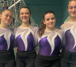 Da sinistra Alessia La Spina, Sofia Susanna, Ilaria Savigni e Ilaria Ciervo