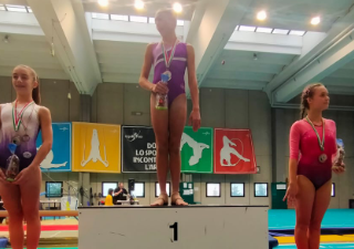 Ginnastica: La valdostana Lucrezia Marie Luboz trionfa a Chieri
