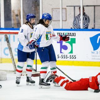 Italia-Danimarca durante il Mondiale 2019 (Foto: Laszlo Mudra – HIIHF)