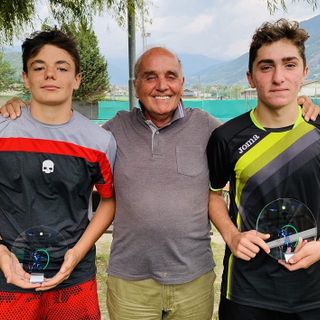 L'arbitro Alberto Petrignani con da sn Alesandro Lanièce e Alberto Cazzato