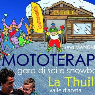 Vanni Oddera e la mototerapia ospiti a La Thuile