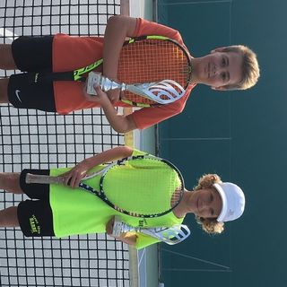 Andrea Nicco (sn.) e Nathan Martinet