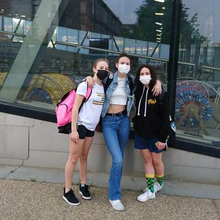Da sinistra: Lin Pigliacelli, Nicole Louvin e Gaia Cristina Valenti.