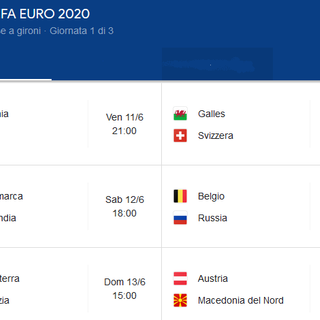 UEFA EURO 2020: L'Italia sfiderà la Turchia a Roma nella gara inaugurale