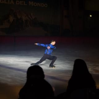 A Courmayeur i Golden Skate Awards con Carolina Kostner