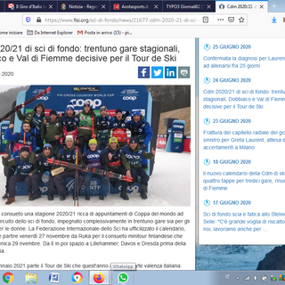Cdm 2020/21 di sci di fondo: trentuno gare stagionali, Dobbiaco e Val di Fiemme decisive per il Tour de Ski