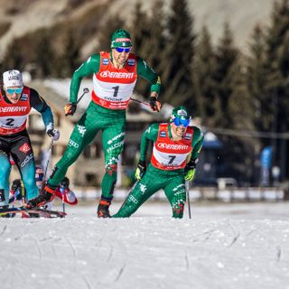 Chicco e Defa lanciati verso il traguardo di Cogne (credit Stefano Jeantet)