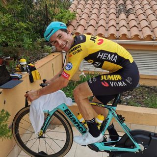 Primoz Roglič del Team Jumbo – Visma sarà al via della tappa di sabato del Giro d’Italia Virtual