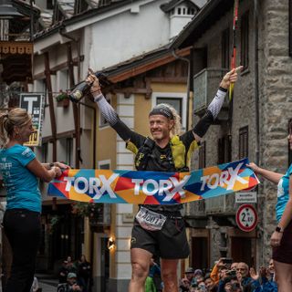 Sébastien Raichon, vincitore del Tor des Glaciers - Photo credits Alessandro Zambianchi | Zzam Agency