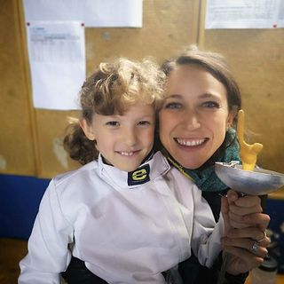 Nelle foto Fiammetta Manni (sn) con Nicole Creazzo; in basso Nicolas Artosi, e ancora Nicole Creazzo in pedana