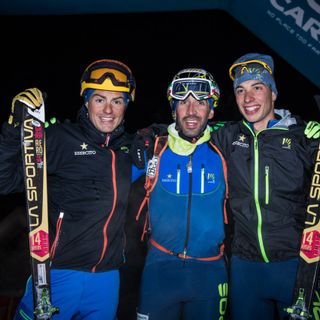 I tre vincitori Michele Boscacci, Robert Antonioli e Nadir Maguet