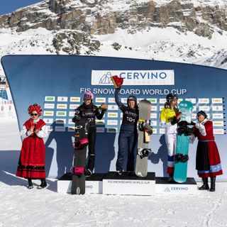 Snowboard: Bankes e Bozzolo festeggiano ai piedi della Gran Becca