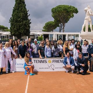 Tennis: Parata di vip per il ritorno di 'Tennis&amp;Friends-Salute e Sport'
