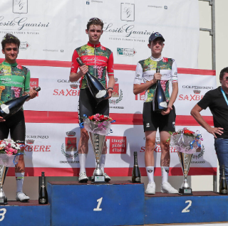 Ciclismo: Filippo Agostinacchio sul podio a Stradella