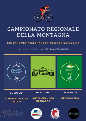 Ciclismo: Tre gare per assegnare il titolo regionale FCI della montagna Ciclismo: Tre gare per assegnare il titolo regionale FCI della montagna
