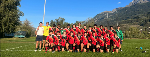 Rugby: Stade Valdôtain under 16 cadono contro il Volpiano Rugby: Stade Valdôtain under 16 cadono contro il Volpiano