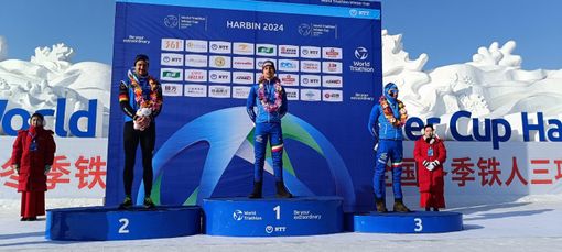 Oro Saravalle e bronzo Pesavento nella World Triathlon Winter Cup Harbin Oro Saravalle e bronzo Pesavento nella World Triathlon Winter Cup Harbin
