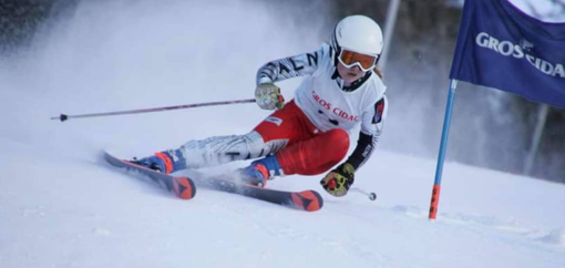 Tatum Bieler (Sc Gressoney) in azione (foto Facebook)
