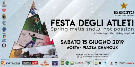 Sabato ad Aosta la grande 'Festa degli Atleti' del Cse