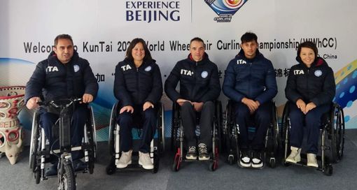 I convocati per Pechino. Egidio Marchese il primo a sinistra I convocati per Pechino. Egidio Marchese il primo a sinistra