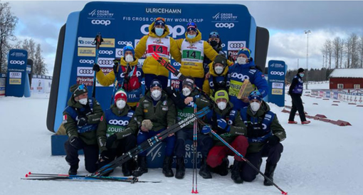 Fondo: Trionfo Italia nella team sprint di Ulricehamn con Pellegrino che straccia tutti nel finale