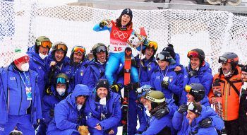 Federica Brignone in trionfo