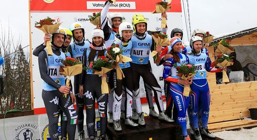 Slittino: Italia argento su pista naturale a Vatra Dornei Slittino: Italia argento su pista naturale a Vatra Dornei