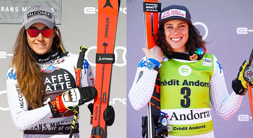 Sci: Brignone in allenamento a Livigno Sci: Brignone in allenamento a Livigno