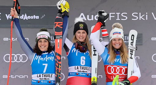 La Thuile festeggia mercoledì 5 agosto le imprese di Federica Brignone