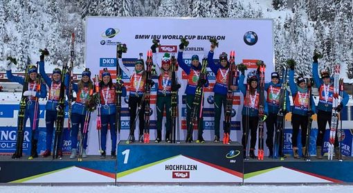 L'Italia in Rosa è uno spettacolo: Vittozzi, Runggaldier, Wierer E Sanfilippo trionfano nella Staffetta di Hochfilzen