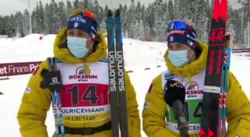 VIDEOINTERVISTA a Federico Pellegrino e Francesco De Fabiani dopo la vittoria ad Ulricehamn