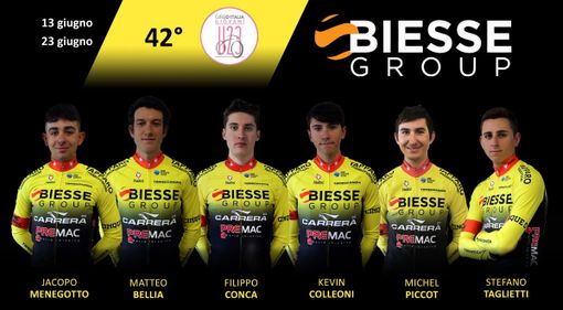 Ciclismo: Michel Piccot in giallonero al Giro d'Italia Under 23