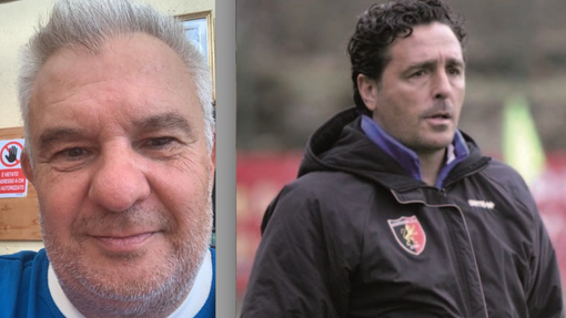 Mauro Poletti con Fermanelli, allenatore della prima squadra Mauro Poletti con Fermanelli, allenatore della prima squadra