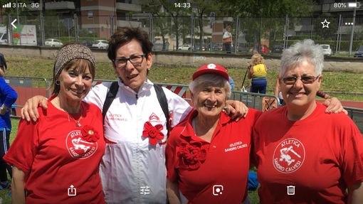 Le portabandiere Calvesi, Dini, Belletti e Bardi Le portabandiere Calvesi, Dini, Belletti e Bardi