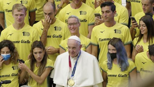 Papa Francesco... campione olimpico!