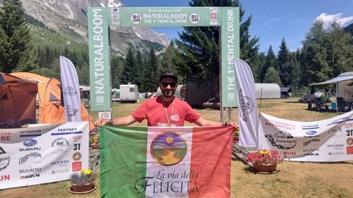Ultramaratona: Simone Leo taglia il traguardo della Barolo-Courmayeur