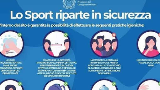 Le linee guida del Governo per la ripresa degli sport
