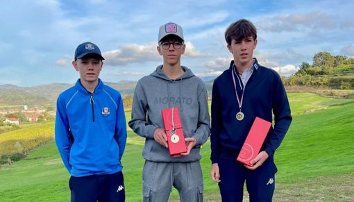 Alessandro e Federico Subet, a destra Mathias Sciocchetti Bois Alessandro e Federico Subet, a destra Mathias Sciocchetti Bois