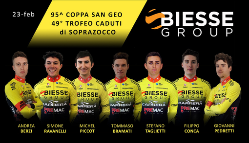Ciclismo: Michel Picot al San Geo e GP Slovenian Istria, doppio appuntamento per la Biesse Carrera