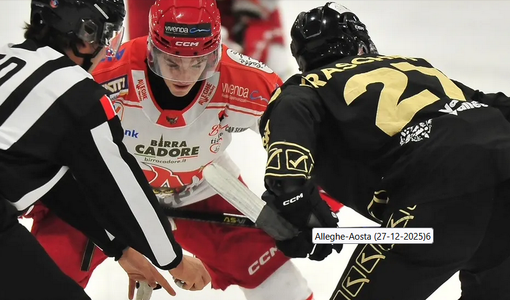 Hockey Ghiaccio: Colpo esterno dell’HC Aosta, ad Alleghe vittoria al cardiopalma allo shootout Hockey Ghiaccio: Colpo esterno dell’HC Aosta, ad Alleghe vittoria al cardiopalma allo shootout