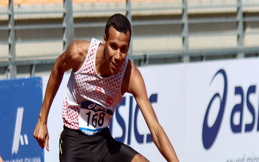 Joao Carlos Pina Barros, tesserato Atletica Calvesi, in azione (foto Veronica Pirana)
